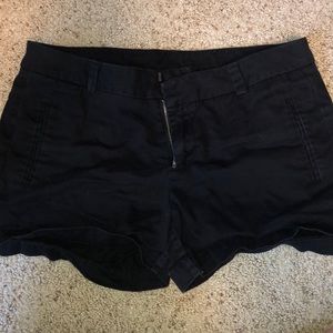 Black cargo shorts